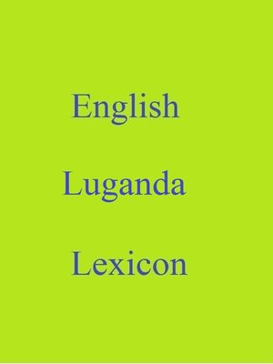 cover image of English Luganda Lexicon